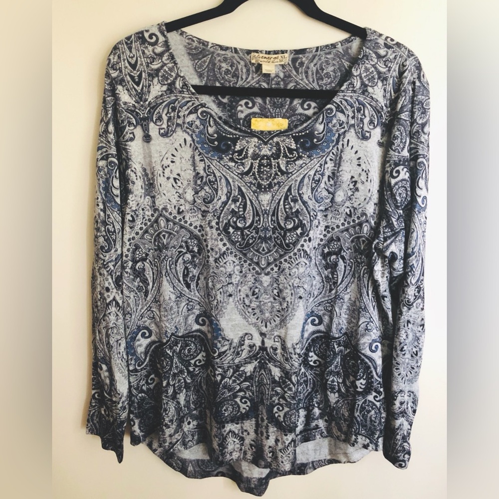 ENERGE World Wear Embellished Top XL
